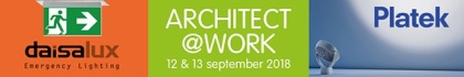 Samen naar ARCHITECT@WORK op 12 en 13 september 2018